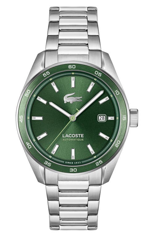 Shop Lacoste Boston Automatique Bracelet Watch, 40mm In Green