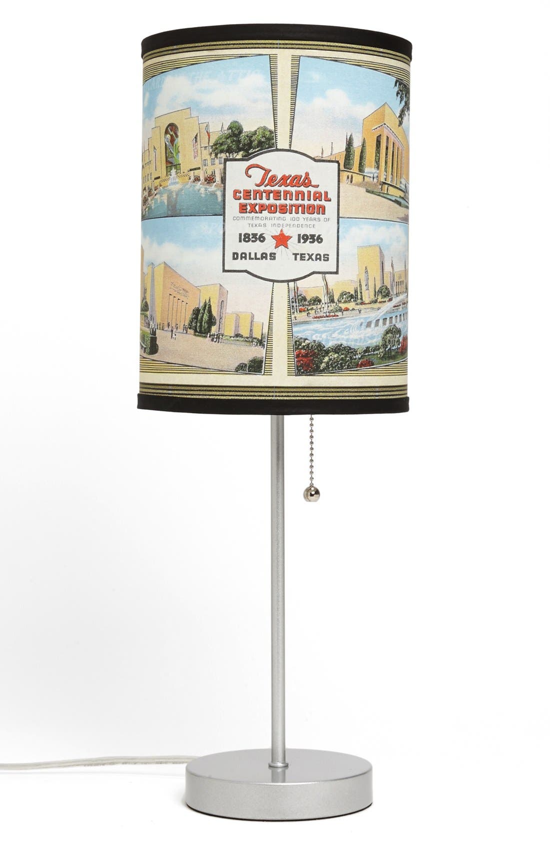 LAMPINABOX 'Dallas, Texas Centennial Exposition' Postcard Print Lamp