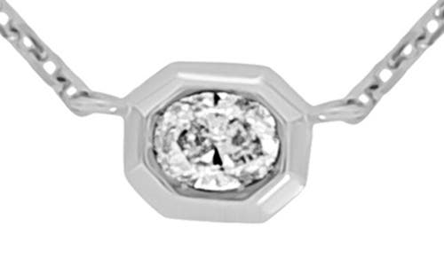 Bony Levy Monaco Diamond Station Necklace In 18k White Gold