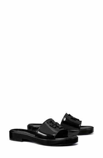 Tory Burch Black Logo Sandals Size 7 - $68 (30% Off Retail) New