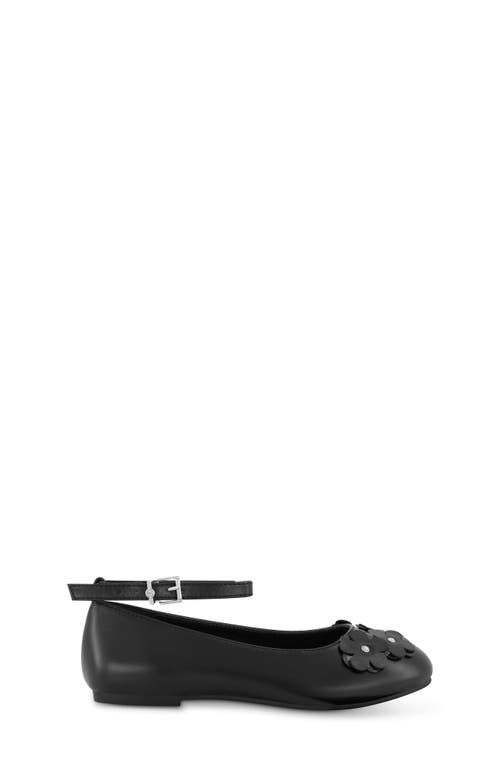 JESSICA SIMPSON JESSICA SIMPSON KIDS' AMY PETAL ANKLE STRAP FLAT