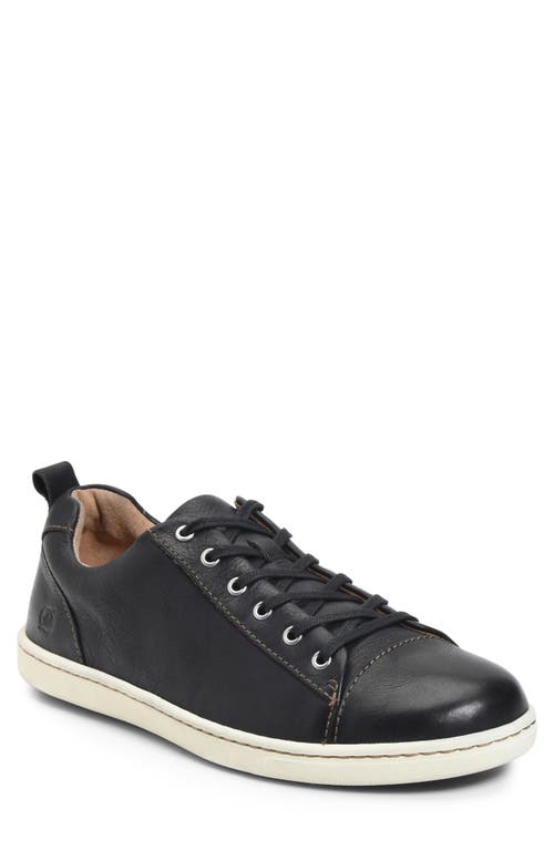 Allegheny Sneaker in Black/White Bottom Leather