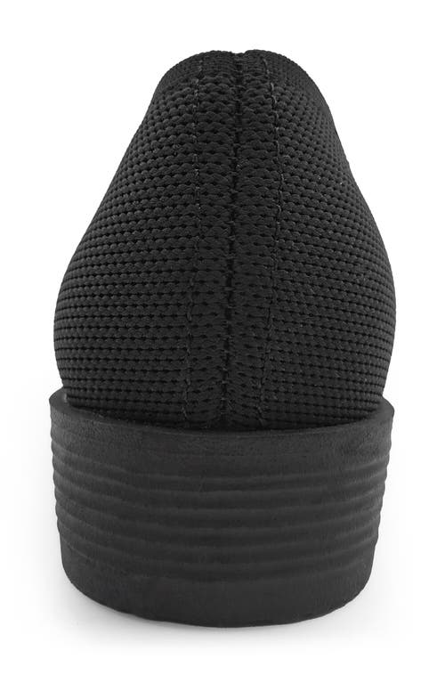Reaction Kenneth Cole Feobe Knit Loafer In Black Knit