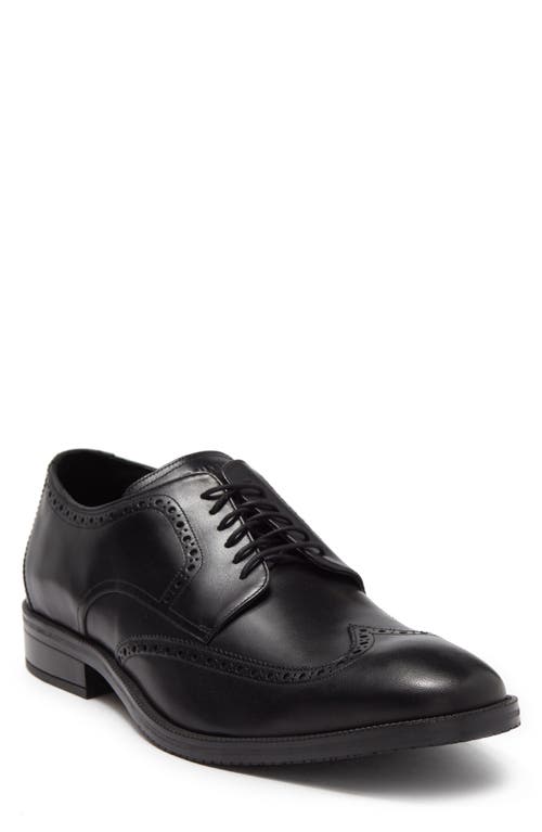 Shop Cole Haan Modern Essentials Wingtip Oxford In Black Wp