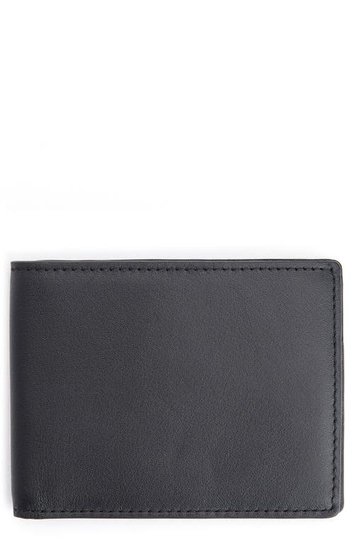 ROYCE New York RFID Leather Bifold Wallet in Black at Nordstrom