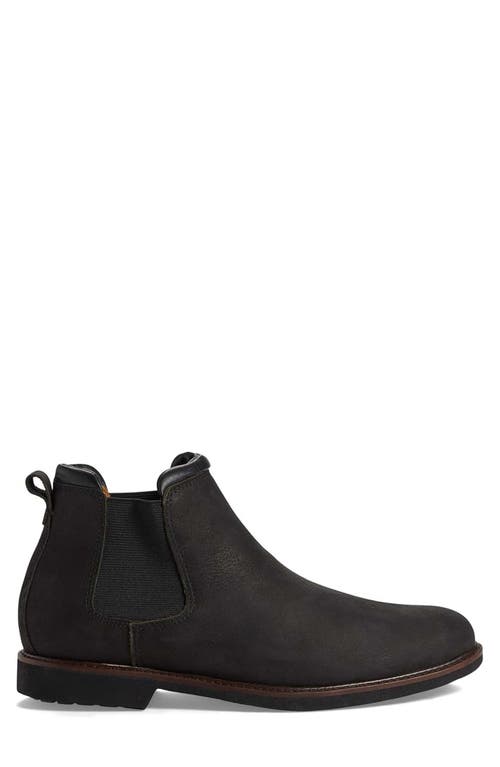 Marc Joseph New York Austin Chelsea Boot In Black Washed Grainy