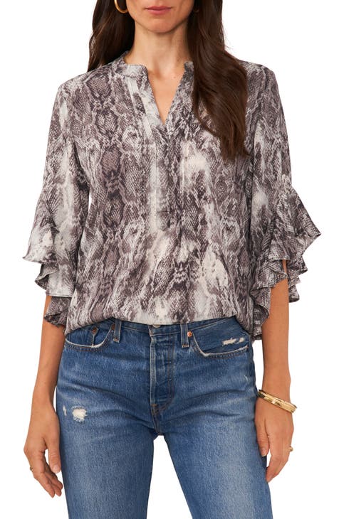 Womens Flutter Sleeve Top Nordstrom 8793