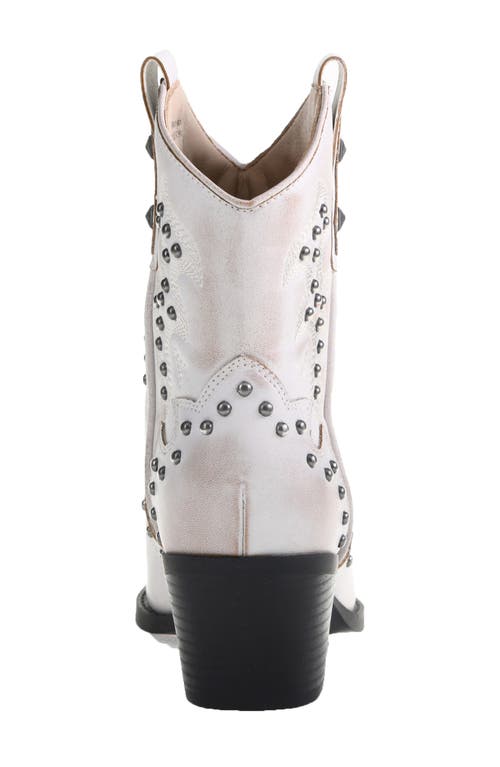 Shop Dirty Laundry Nowhere Pointed Toe Western Boot In Ice