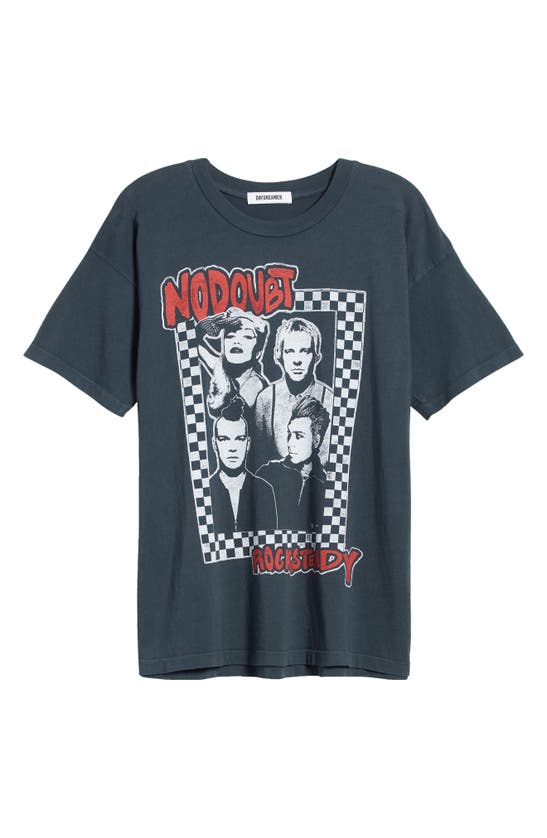 Shop Daydreamer No Doubt Rock Steady Cotton Graphic T-shirt In Vintage Black