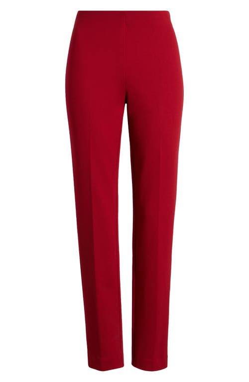 Shop Anne Klein Hollywood Waist Slim Fit Pants In Titian Red