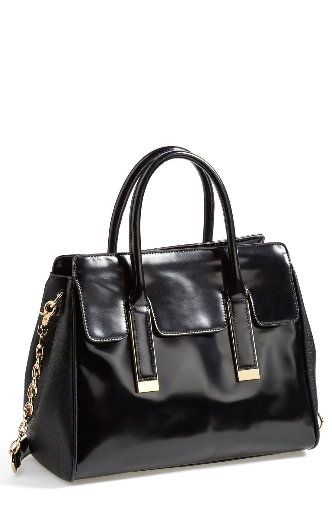 IVANKA TRUMP,
                                                'Amanda' Frame Tote,
                                                Main thumbnail 1, color,
                                                001