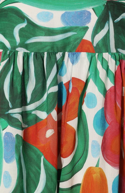 Petal And Pup Petal & Pup Miuccia Floral Cotton Maxi Sundress In Multi