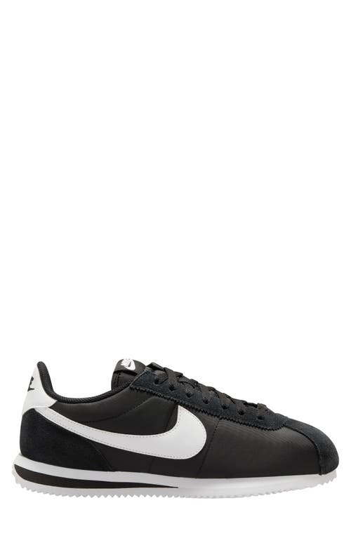 Shop Nike Cortez Txt Sneaker In Black/white