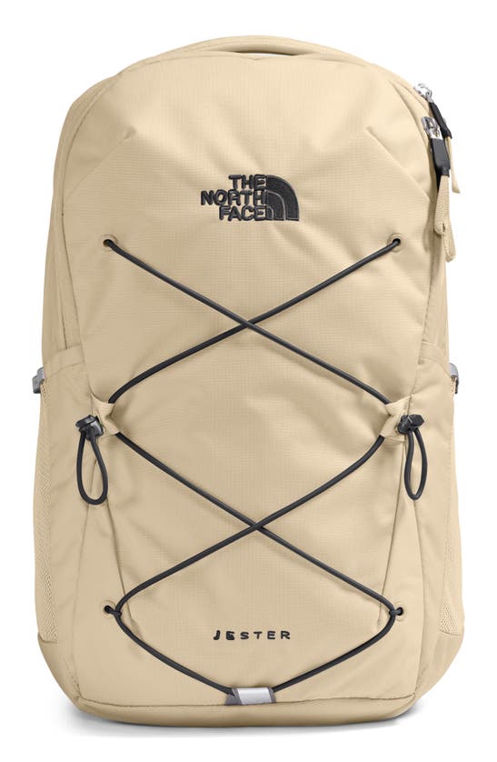 Shop The North Face 'jester' Backpack In Gravel/ Tnf Black