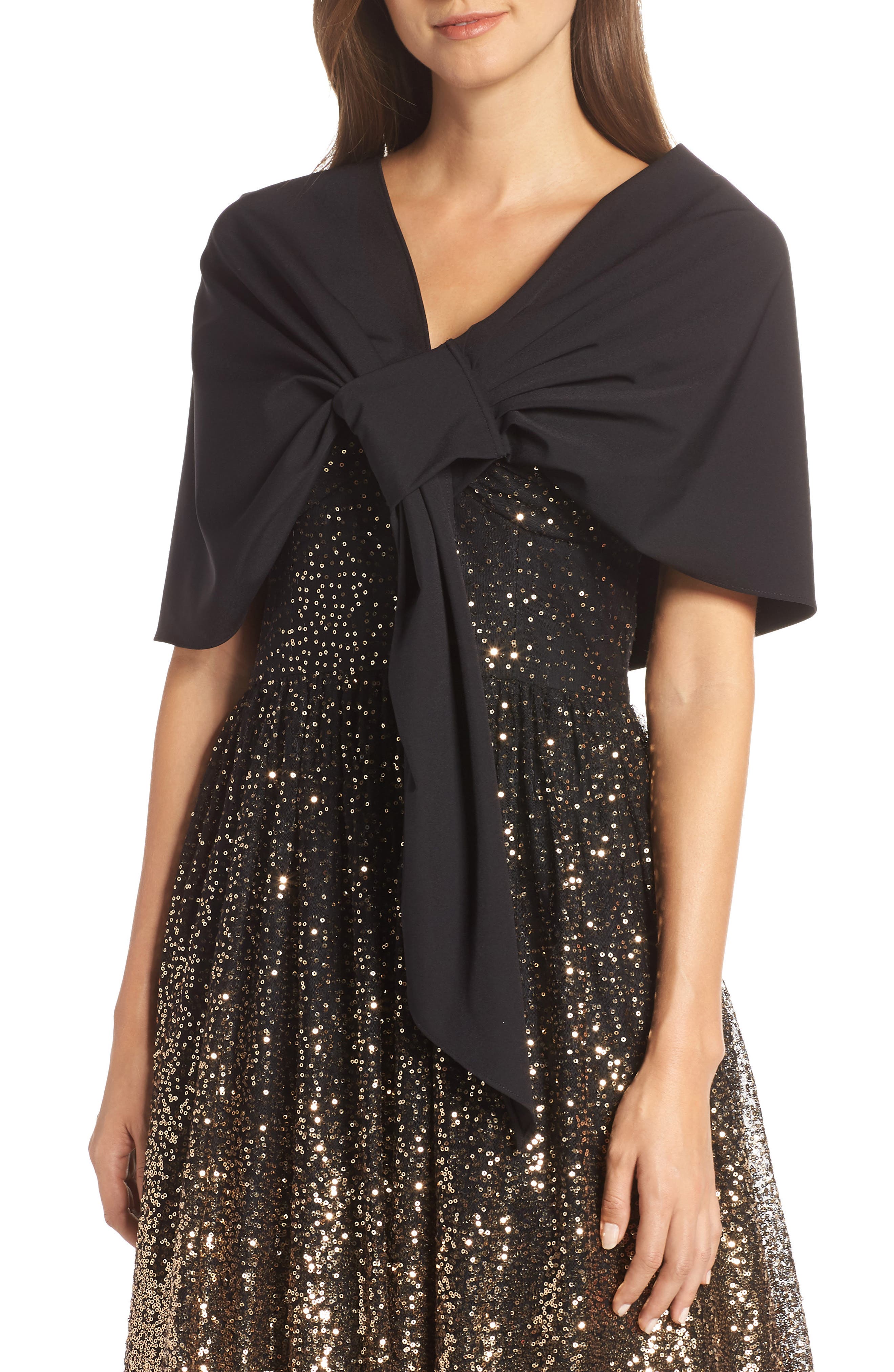 Eliza J Tie Front Shawl Nordstrom