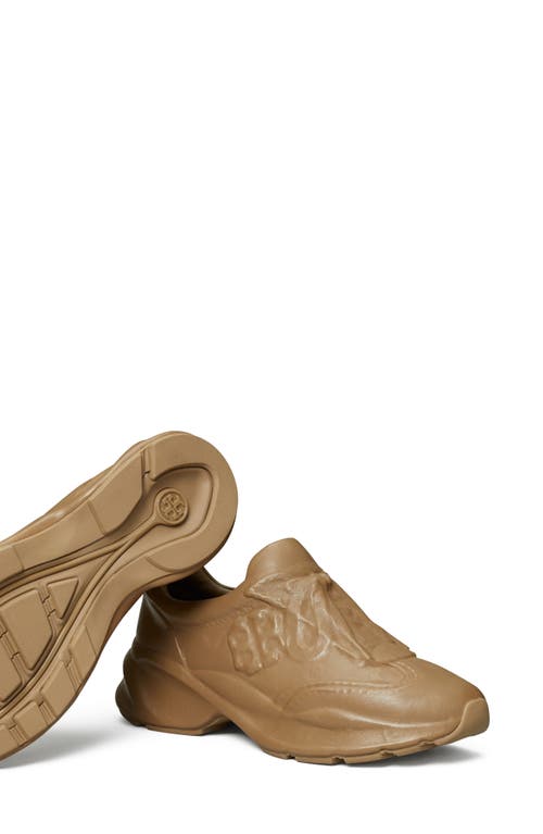 Tory Burch Good Luck X-ray Trainer In Light Chai