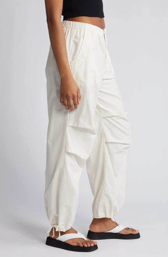 Shop Bp. Ripstop Parachute Pants In White Whisper