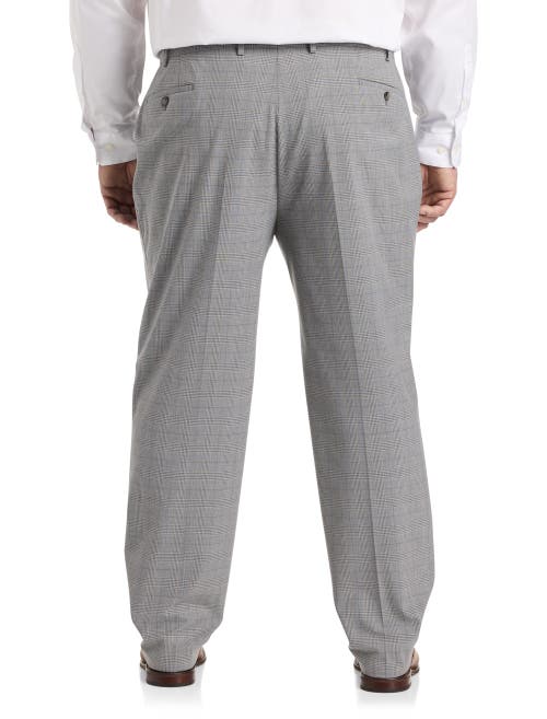 Michael Kors Plaid Suit Pants In Grey