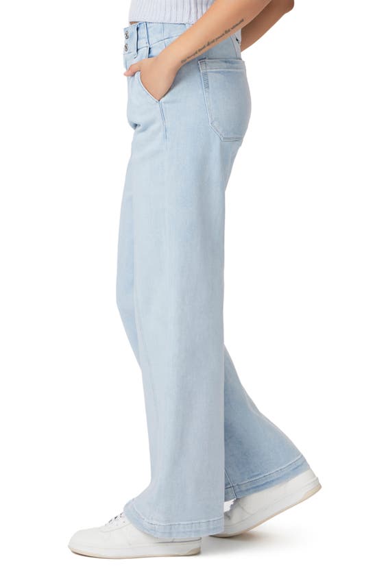 Shop Paige Brooklyn High Waist Wide Leg Jeans In Makena