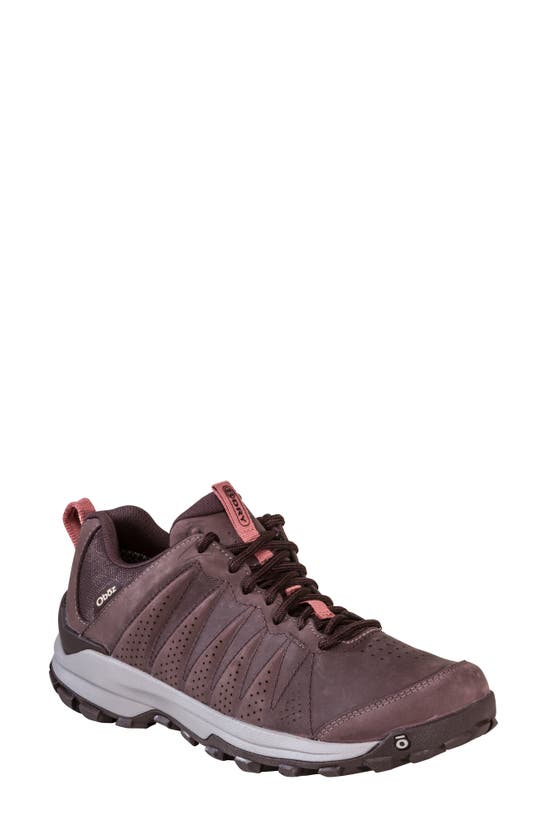 Oboz Sypes Low B-dry Hiking Sneaker In Peppercorn