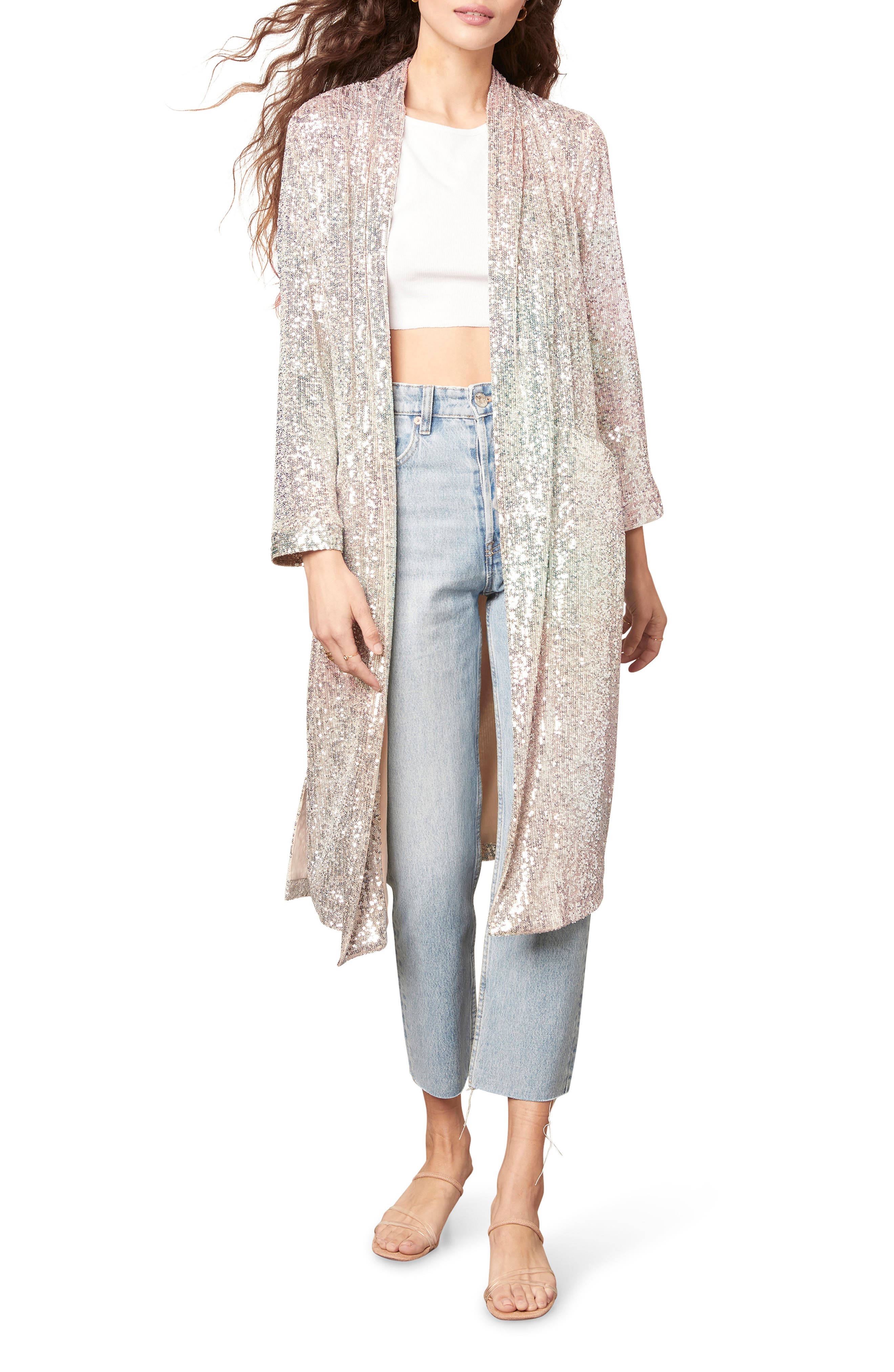 silver duster jacket