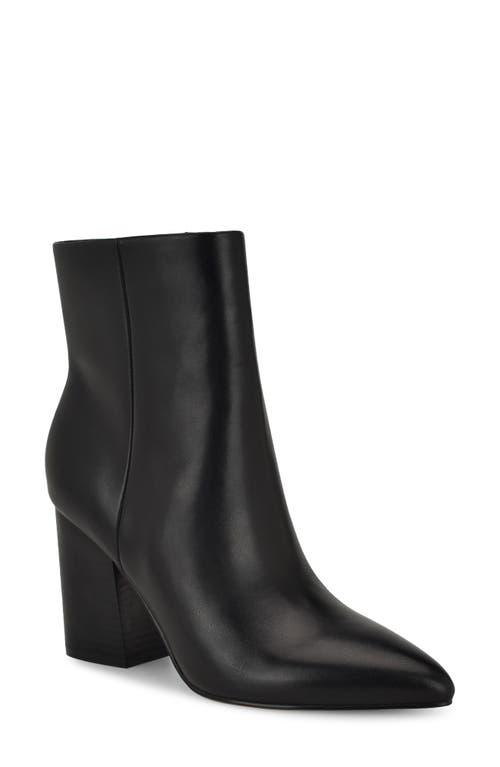 Shop Nine West Plumm Pointed Toe Bootie In Black