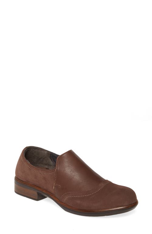 Shop Naot Angin Loafer In Coffee Bean/toffee Leather