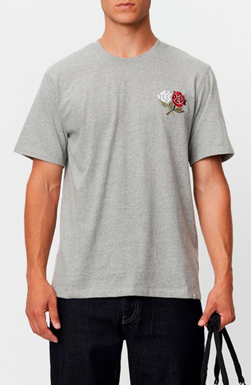 Felipe Logo T-Shirt in Light Grey Melange