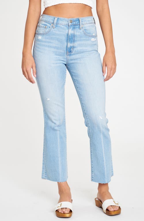 Shop Daze Shy Girl High Waist Crop Flare Jeans In Honor Roll Vintage