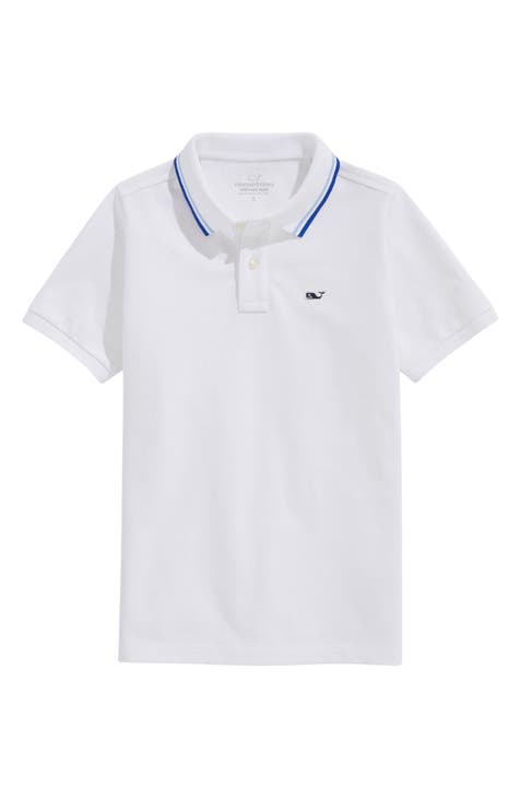 NQyIOS Summer Shirts for Men Classic White Polo Shirt Boys Short