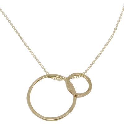 Nashelle Identity Mother & Child Hoop Pendant Necklace