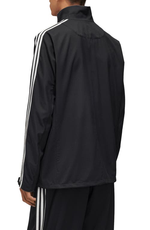 Shop Y-3 Recycled Polyester & Wool Blend Refined Track Jacket In Black