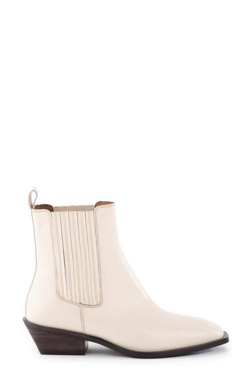 Shop Seychelles Hold Me Down Chelsea Boot In Ivory Leather
