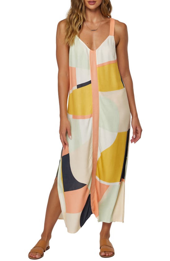 O'neill Kyle Sleeveless Midi Dress In Multi Color