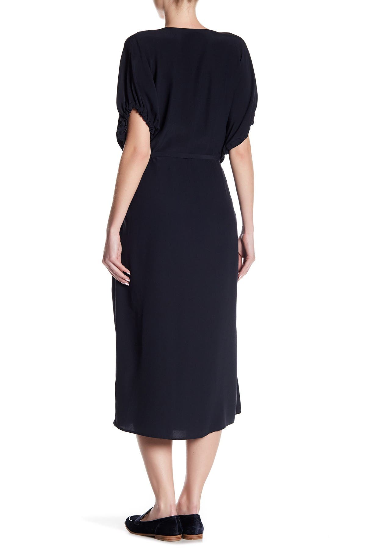 vince kimono wrap dress