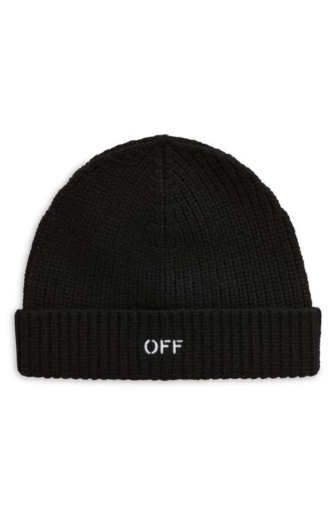 Off-White Girl's Embroidered Arrow Beanie, Size S-M