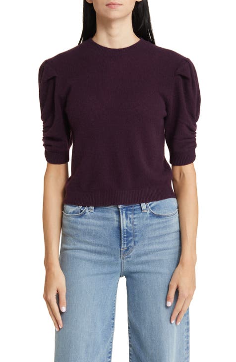 Women's Short Sleeve Cashmere Sweaters