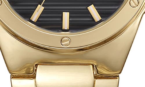 Perry Ellis Solar Powered Quartz Bracelet Watch, 41mm In Gold