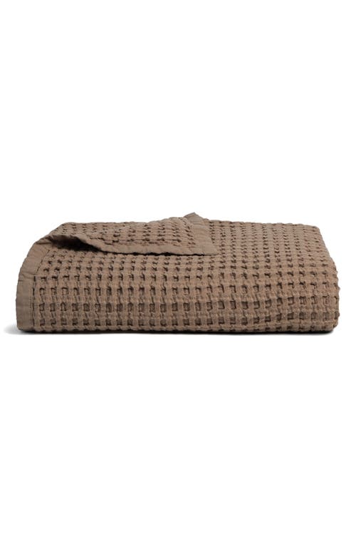 Parachute Waffle Cotton Throw Blanket in Mink at Nordstrom