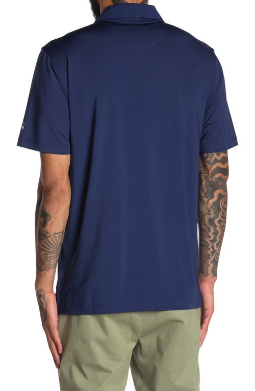 Brooks Brothers Knit Solid Polo In Navy