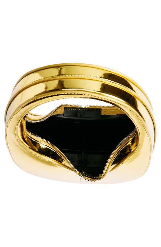 Coperni Metallic Swipe Bag In Gold