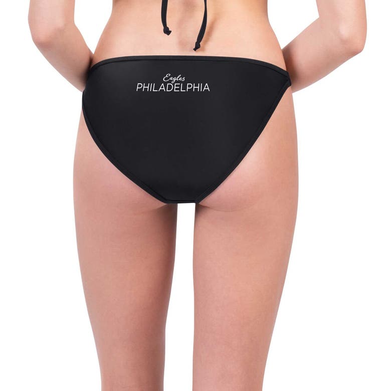 Shop G-iii 4her By Carl Banks Black Philadelphia Eagles Hall Of Fame Bikini Bottom