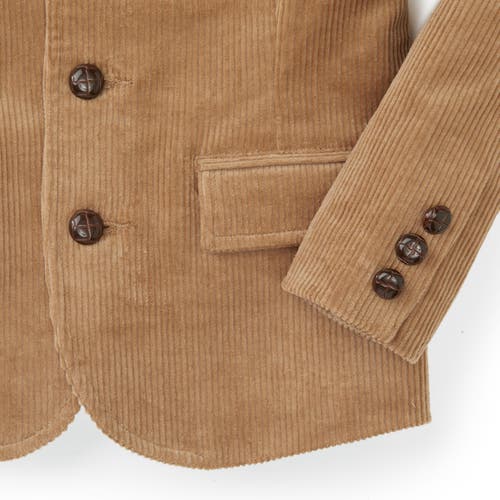 Shop Hope & Henry Baby Boys' Organic Corduroy Blazer, Infant In Tan