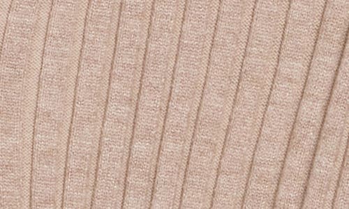 Shop Blu Pepper Ribbed Cardigan Sweater In Taupe
