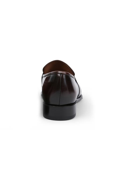Anthony Veer Verona Bit Loafer In Antique Dark Brown