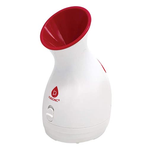 Pursonic Facial Steamer Hot Mist Moisturizing Spa In White