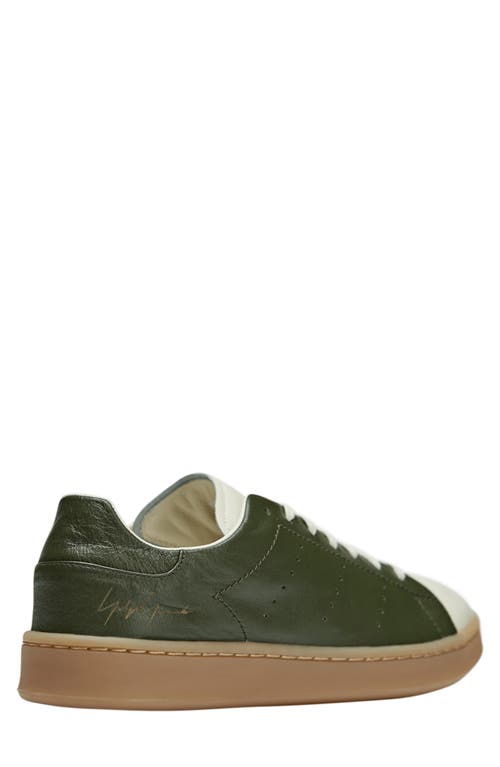 Shop Y-3 Gender Inclusive Stan Smith Sneaker In Green/cream White