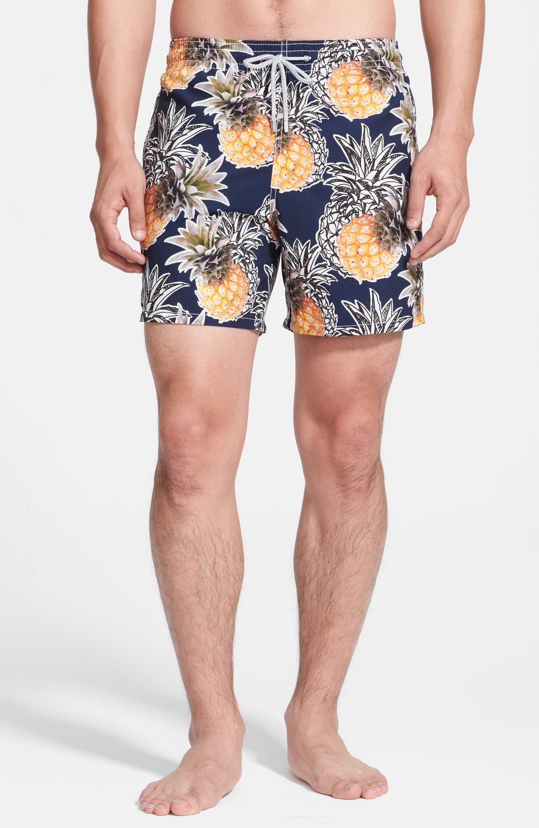 Vilebrequin 'Moorea' Pineapple Print Swim Trunks Nordstrom