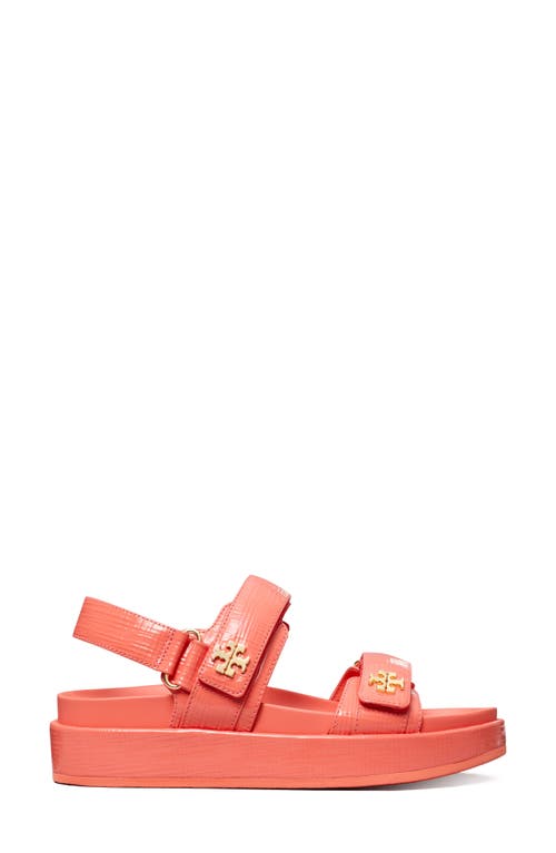 Shop Tory Burch Kira Slingback Sandal In Coral Crush