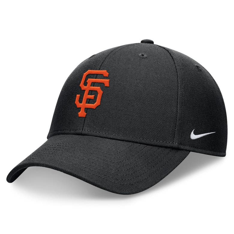 Nike Black San Francisco Giants Evergreen Club Performance Adjustable Hat